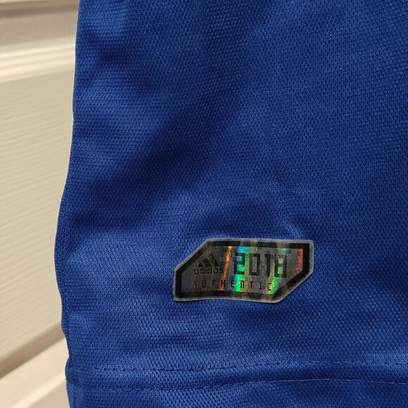 Colombia Away Jersey 2018/19 Adidas Blue Men's Size S Small Soccer Shirt - Picture 6 of 11